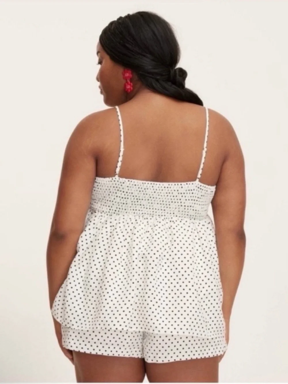 NWT Kate Spade X Target Size 2x Polka Dot Smocked Tank Top with Straps
